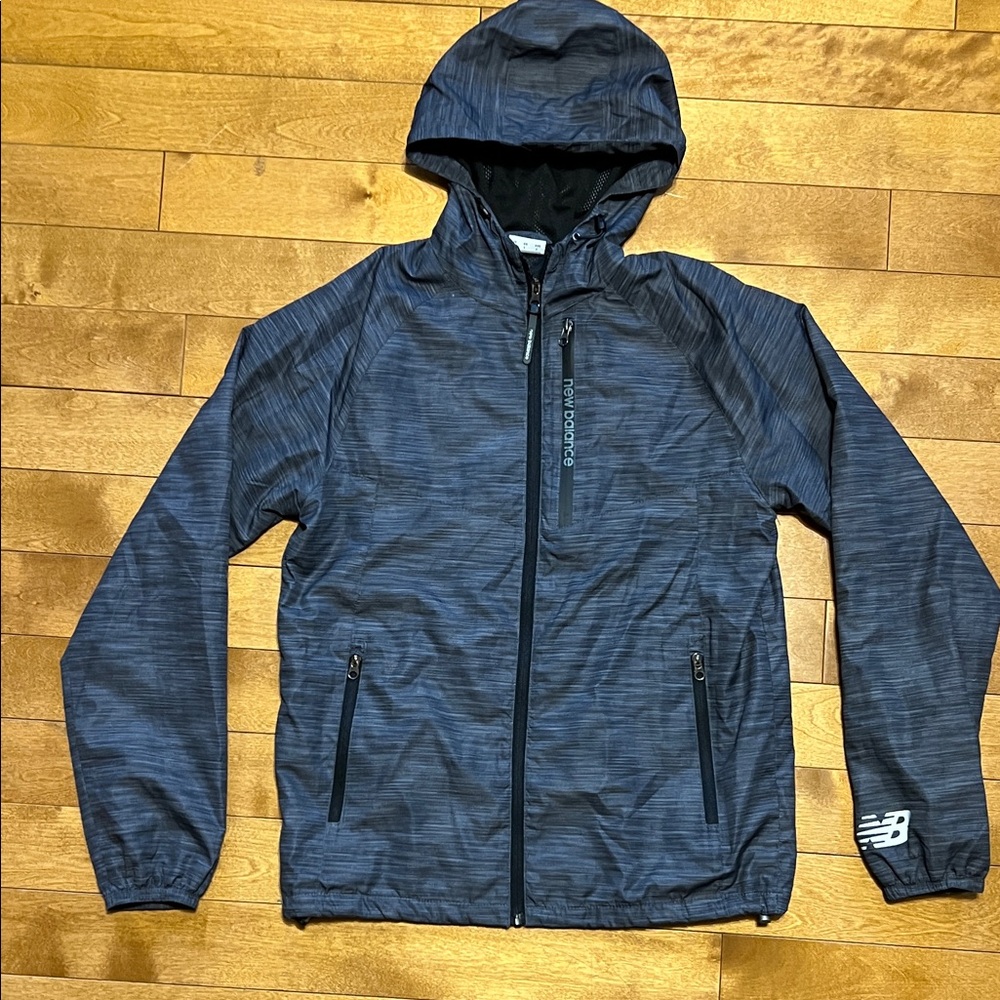 New Balance Men's Navy Windbreaker / 3 Season Jacket - Size Men’s Small